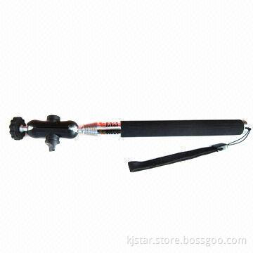 Handheld monopod with 220mm maximum height, tube made of stainless steel